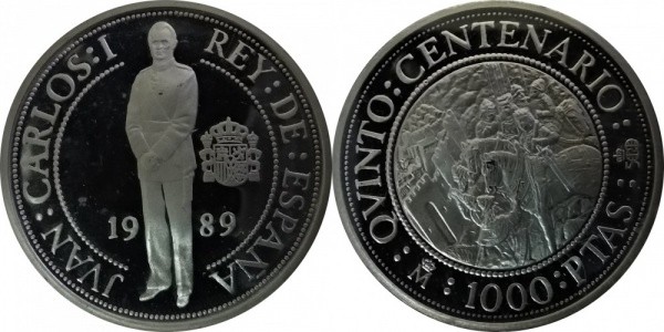 1000 PESETAS 1989 5º CENTENARIO