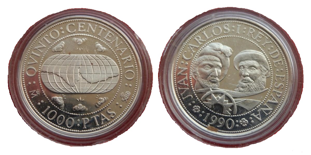 1000 PESETAS 1990 5º CENTENARIO