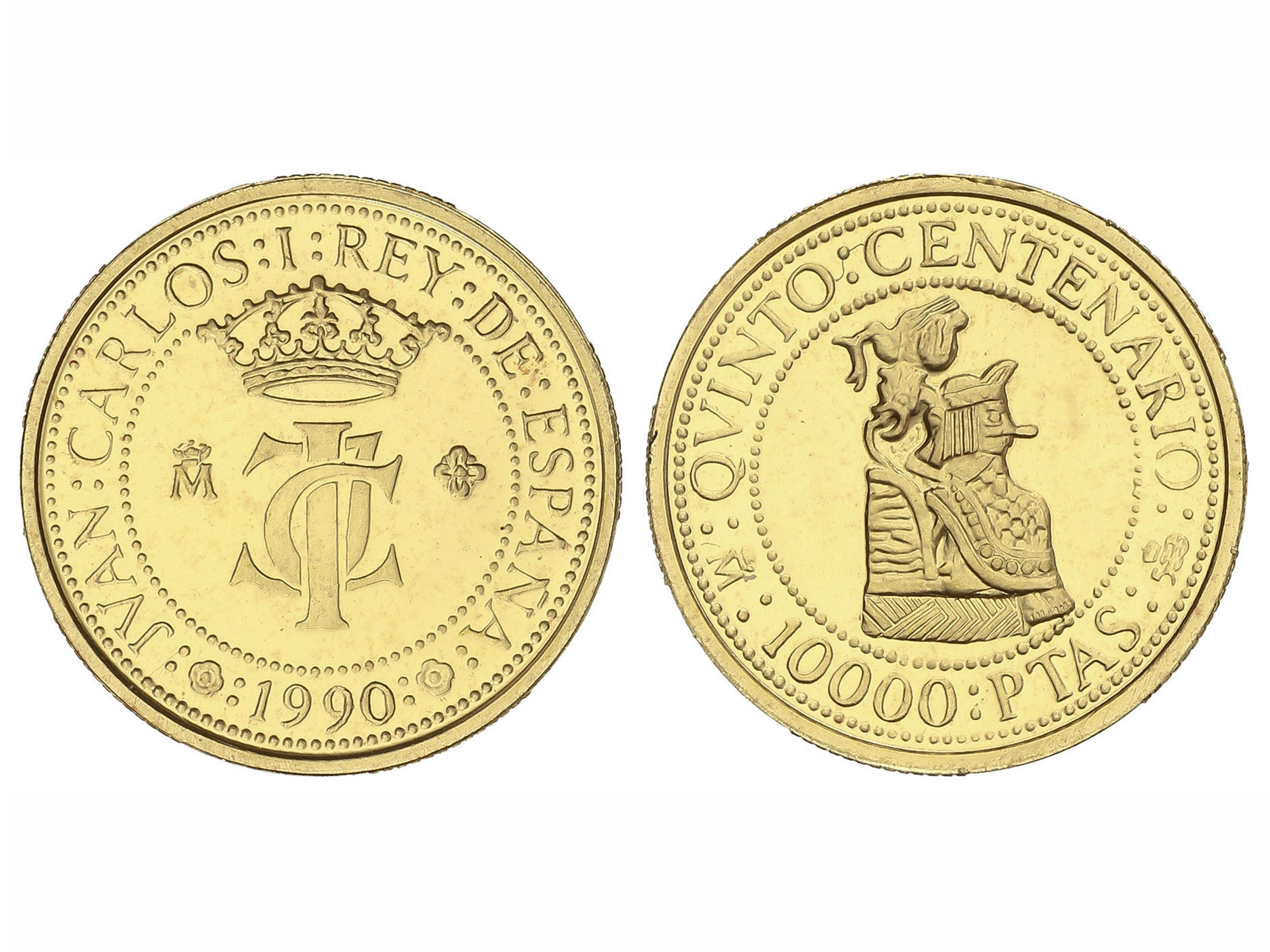 10000 PESETAS 1990 5º CENTENARIO