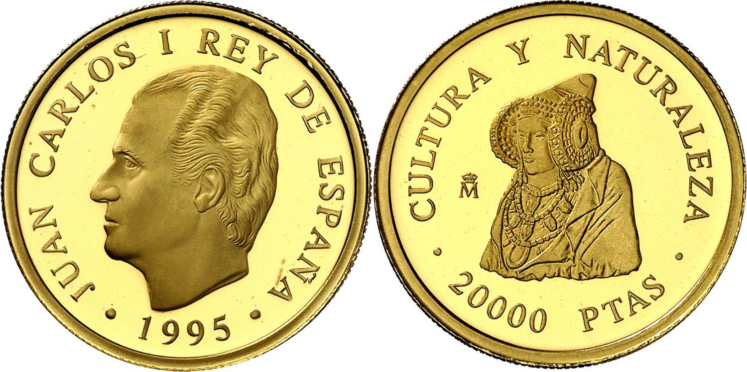 20000 PESETAS 1995. Dama de Elche. 