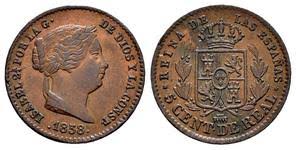 5 CÉNTIMOS DE REAL – Segovia, 1858