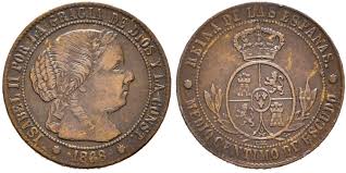 1/2 CÉNTIMO DE ESCUDO – Barcelona, 1868