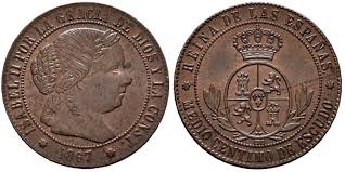 1/2 CÉNTIMO DE ESCUDO – Sevilla, 1867
