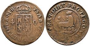 4 CUARTOS – MANILA, 1833 (MR)