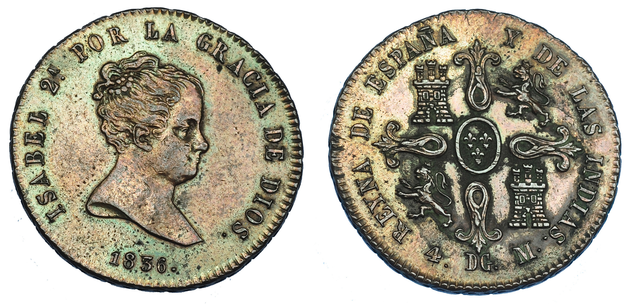 4 MARAVEDÍS – MADRID, 1836