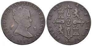 8 MARAVEDÍS – JUBIA, 1836 (VALOR EN REVERSO)
