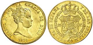 80 REALES – Barcelona, 1836 (PS)