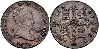 8 MARAVEDÍS – Segovia, 1837