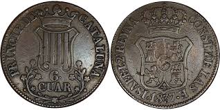 6 CUARTOS – Cataluña, 1837