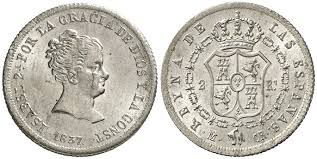 2 REALES – MADRID, 1837