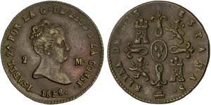 2 MARAVEDÍS – MADRID, 1838