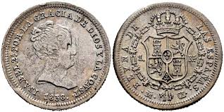 1 REAL (plata) – Madrid, 1838(DG)