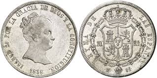 20 REALES (plata) – Madrid, 1838 (CL)