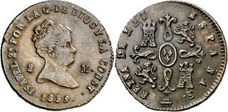 2 MARAVEDÍS (cobre) – Segovia, 1839