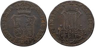 6 CUARTOS (cobre) – Cataluña, 1839