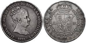 1 REAL (plata) – Madrid, 1839 (CL)