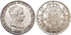 20 REALES (plata) – Madrid, 1839 (CL)
