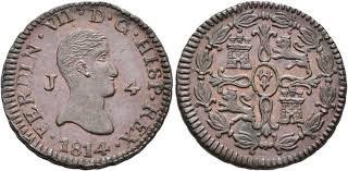 4 MARAVEDÍS (cobre) – JUBIA, 1840