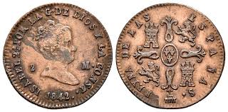 4 MARAVEDÍS (cobre) – Segovia, 1840