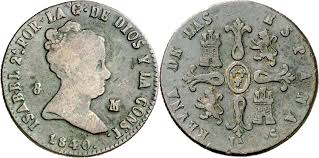 8 MARAVEDÍS (cobre) – JUBIA, 1840