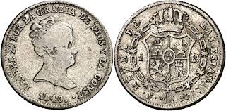2 REALES (plata) – Sevilla, 1840 (RD)