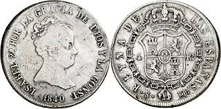 4 REALES (plata) – Sevilla, 1840 (RD)