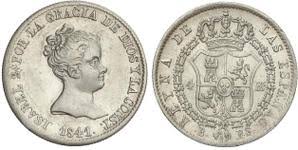 4 REALES (plata) – Barcelona, 1841 (PS)
