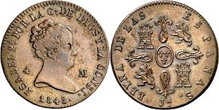 2 MARAVEDÍS (cobre) – JUBIA, 1842