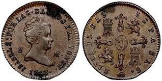 2 MARAVEDÍS (cobre) – Segovia, 1842