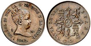 8 MARAVEDÍS (cobre) – Segovia, 1842