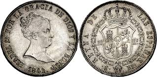 10 REALES (plata) – Sevilla, 1842 (RD)