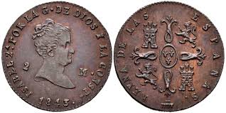 2 MARAVEDÍS (cobre) – Segovia, 1843