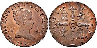 8 MARAVEDÍS (cobre) – Segovia, 1843