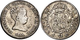 1 REAL (plata) – Sevilla, 1844 (RD)