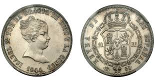 10 REALES (plata) – Madrid, 1844 (CL)