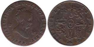 2 MARAVEDÍS (cobre) – Segovia, 1845