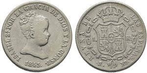 1 REAL (plata) – Sevilla, 1845 (RD)