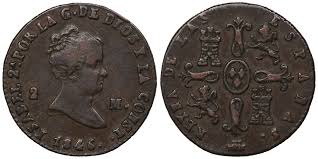 2 MARAVEDÍS (cobre) – Segovia, 1846