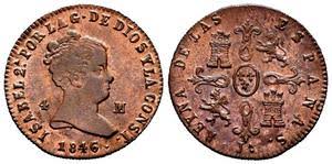 8 MARAVEDÍS (cobre) Jubia, 1846