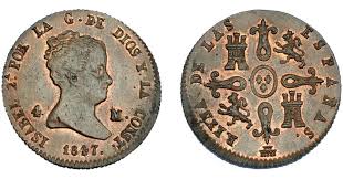 4 MARAVEDÍS (cobre) – Segovia, 1847