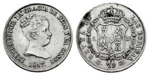 1 REAL (plata) – Madrid, 1847 (CL)