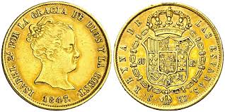 80 REALES (oro) – Sevilla, 1847