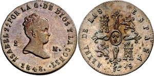8 MARAVEDÍS (cobre) – Jubia, 1848