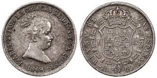 1 REAL (plata) – Madrid, 1848 (CL)