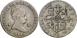 4 MARAVEDÍS (cobre) – Jubia, 1849