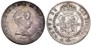 4 REALES (plata) – Madrid, 1849 (CL)