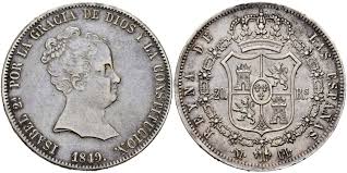 20 REALES (oro) – Madrid, 1849 (CL)