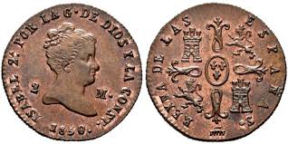 2 MARAVEDÍS (cobre) – Segovia, 1850