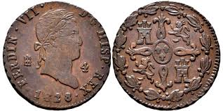 4 MARAVEDÍS (cobre) – Segovia, 1850