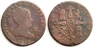 8 MARAVEDÍS (cobre) – Jubia, 1850